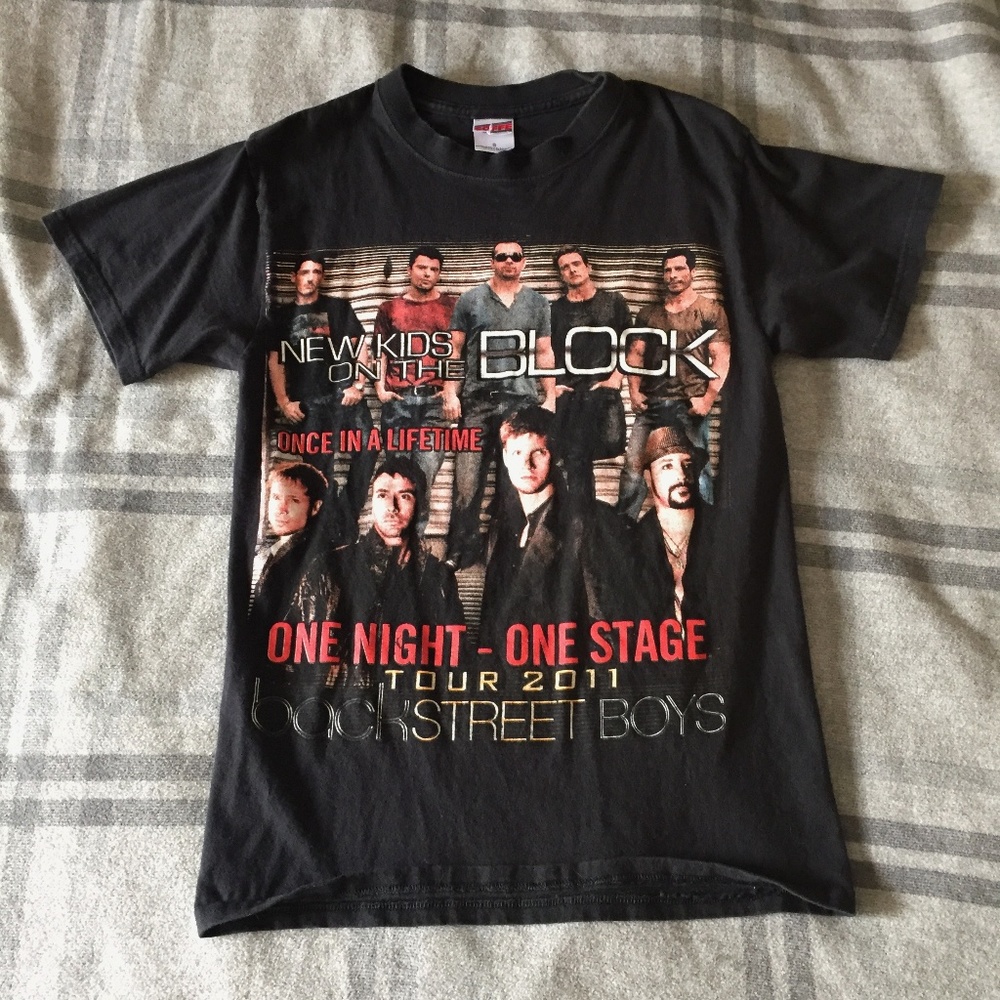 Vintage Backstreet Boys New Kids On The Block Tee